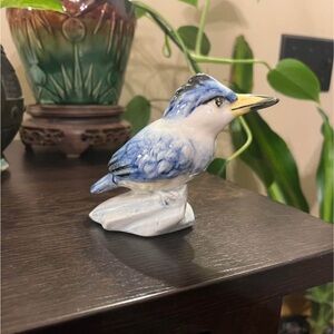 Vintage Stangl Porcelain Bird Figurine Kingfisher